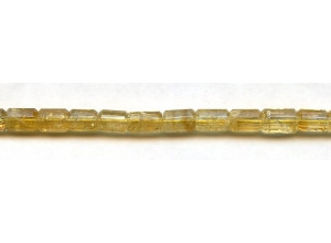 Citrine 7x10 Strip-faceted Tube