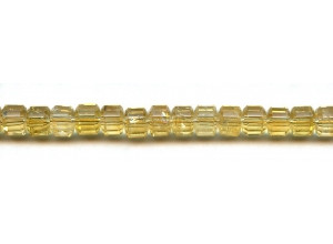 Citrine 9mm Strip-faceted Wheel