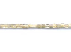 Citrine 5x Strip-faceted Tri-Tube