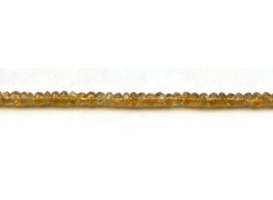 Citrine 4.5-5mm Faceted Rondell