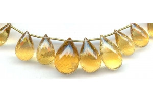 Citrine 15-25x Teardrop Briolette