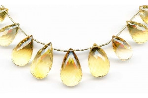 Citrine 15-27x Teardrop Briolette