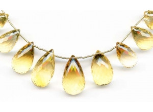 Citrine 15-27x Teardrop Briolette