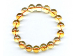 Citrine 11mm Round Bracelet