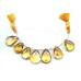 126-1842 Citrine <br>26-30x Faceted Flat Pear Briolette