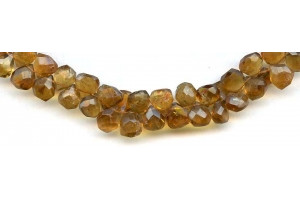 Citrine 9x7-11x10 Faceted Pear Briolette