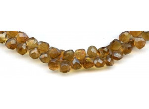 Citrine 9x7-11x10 Faceted Pear Briolette