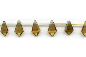 Whiskey Citrine 14-18x Faceted Tie Briolette