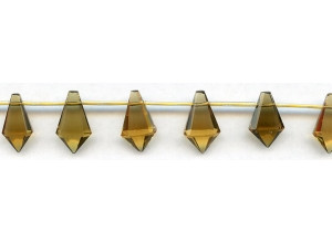 Whiskey Citrine 14-18x Faceted Tie Briolette