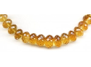 Citrine 8-15x Faceted Rondell