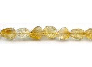 Citrine  12-14x Rough Faceted Flat Nugget