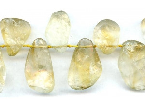 Citrine 22-38x Rough Fancy Drop