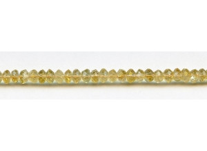 Citrine 6.5mm Faceted Rondell