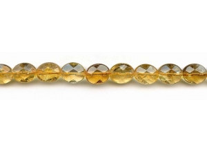 Citrine 10x12 Faceted Flat Oval