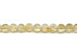 Citrine 10mm Flower