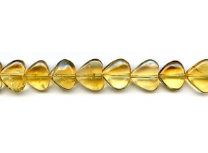 Citrine 14-16mm Heart