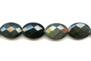 Rainbow Obsidian 18x25 Faceted Flat Oval