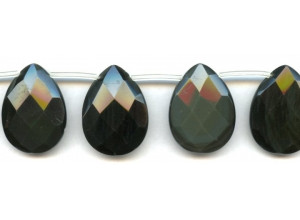 Rainbow Obsidian 22x30 Flat Pear Briolette