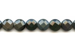 Rainbow Obsidian 16mm Faceted Coin