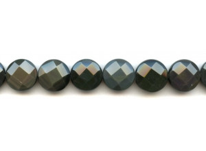 Rainbow Obsidian 16mm Faceted Coin