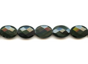 Rainbow Obsidian 15x20 Faceted Flat Oval