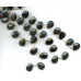 127-1047 Rainbow Obsidian <br>15x20 Flat Pear Briolette