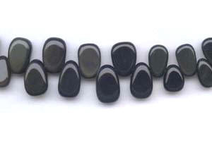 Rainbow Obsidian 12-16mm Fancy Drop