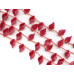 128-1067 Red Jade <br>15x25 Twisted Leaf Drop