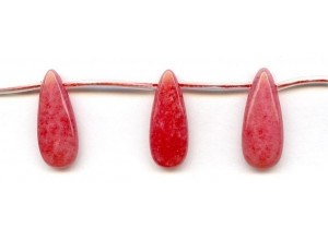 Red Jade 11x28 Flat Pear Drop