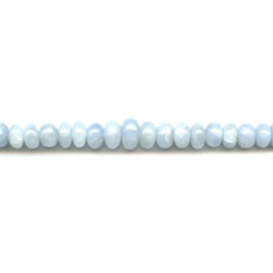 Blue Calcite 8-11mm Rondell
