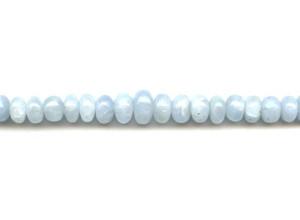 Blue Calcite 8-11mm Rondell