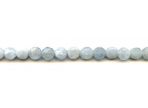 Blue Calcite 9mm Faceted Coin