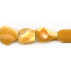 Yellow Calcite 18-24x Faceted Slab