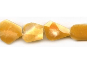 Yellow Calcite 18-24x Faceted Slab