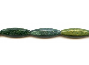 African Jade 10x35 6-sided Oval Rice