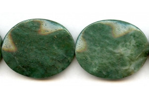 African Jade 40x50 Waved Flat Oval