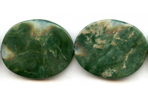 African Jade 40x50 Waved Flat Oval