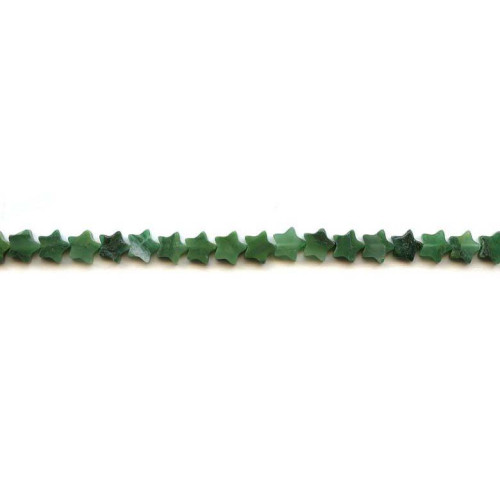 131-1088 African Jade <br>6mm Star