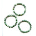 131-1094 African Jade <br>8mm Round Bracelet