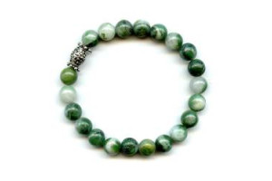 African Jade 8mm Round Bracelet