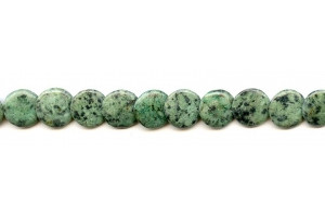 African Turquoise 12mm Lentil