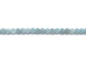 Amazonite 6mm Heart