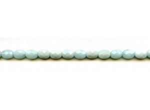 Amazonite 6x8 Faceted Flat Oval