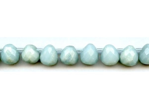 Amazonite 13x13mm Teardrop Briolette