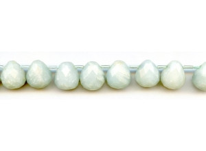 Amazonite 13x13mm Teardrop Briolette