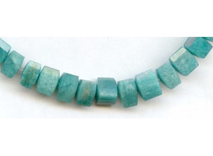 Amazonite 8-13x Triangle Tube