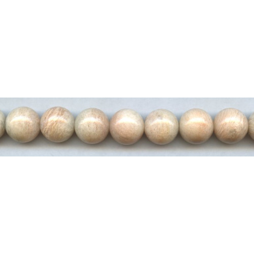 133-1891 White Amazonite <br>14mm Round