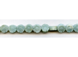 Amazonite 10mm Flower