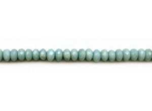 Amazonite 8mm Faceted Rondell