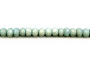 Amazonite 10mm Faceted Rondell